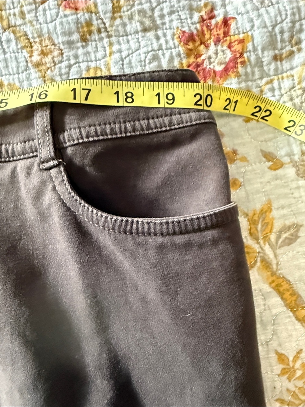 Eileen Fisher Dark Charcoal Straight-Leg Pants - Picture 6 of 10